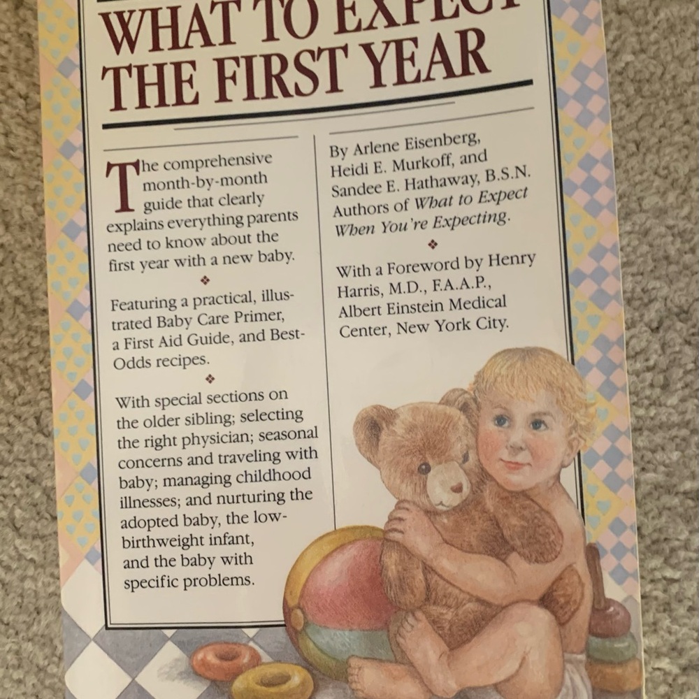 What to Expect the First Year Book Published in 1989